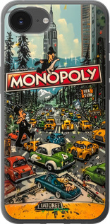 Силіконовий чехол Міський драйв Monopoly для Apple iPhone SE 4 - 6088u-3652 изображение 