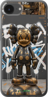 Силіконовий чехол Bronze kaws v3 для Apple iPhone SE 4 - 6099u-3652 изображение 