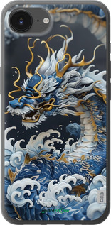 Силиконовый чехол Водяной дракон для Apple iPhone SE 4 - 6113u-3652 изображение 
