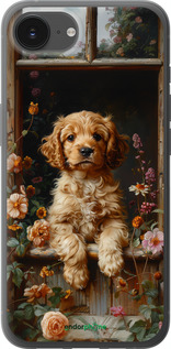 Силиконовый чехол Щенок cocker spaniel для Apple iPhone SE 4 - 6136u-3652 изображение 