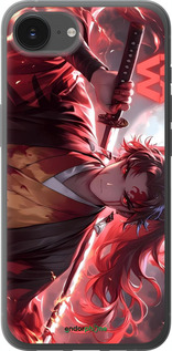 Силиконовый чехол Аниме воин для Apple iPhone SE 4 - 6281u-3652 изображение 