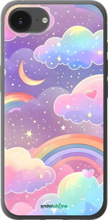 Силиконовый чехол Облака и радуга для Apple iPhone SE 4 - 6312u-3652 изображение 