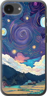 Силиконовый чехол Креативный арт для Apple iPhone 16e - 6322u-3971 изображение 