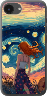 Силиконовый чехол Девушка Арт для Apple iPhone 16e - 6325u-3971 изображение 