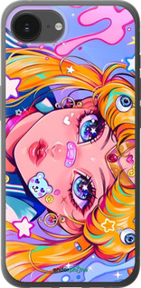 Силиконовый чехол Сейлор Мун 4 для Apple iPhone 16e - 6353u-3971 изображение 