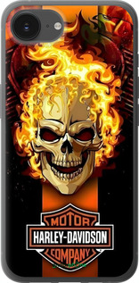 Силіконовий чехол Харлей девидсон для Apple iPhone SE 4 - 6370u-3652 изображение 