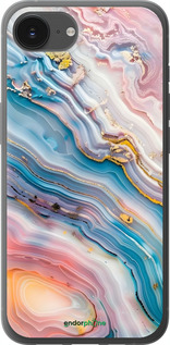 Силіконовий чехол Мрамор красивый для Apple iPhone SE 4 - 6376u-3652 изображение 