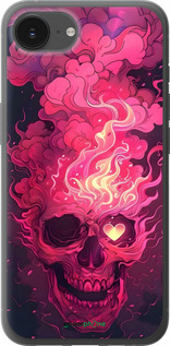 Силиконовый чехол Череп арт для Apple iPhone 16e - 6385u-3971 изображение 
