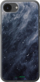 Силиконовый чехол Голубые облака, Голубая луна для Apple iPhone SE 4 - 6398u-3652 изображение 