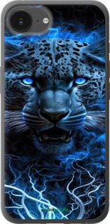 Силиконовый чехол Ледяной леопард для Apple iPhone SE 4 - 6460u-3652 изображение 