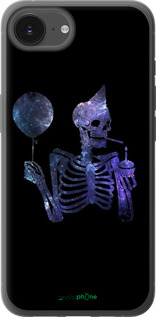 Силиконовый чехол Скелетное искусство для Apple iPhone 16e - 6536u-3971 изображение 
