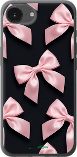 Силиконовый чехол Coquette Ribbons Dark Coquette для Apple iPhone 16e - 6767u-3971 изображение 