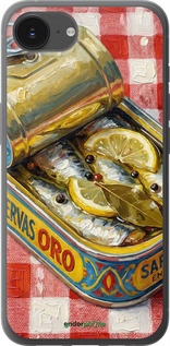 Силиконовый чехол Vintage Sardine Tin Phone для Apple iPhone SE 4 - 6772u-3652 изображение 