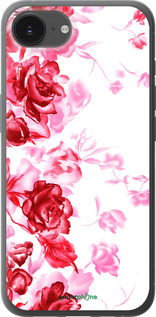 Силиконовый чехол Нарисованные розы для Apple iPhone SE 4 - 724u-3652 изображение 