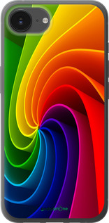 Силиконовый чехол Радужный вихрь для Apple iPhone SE 4 - 747u-3652 изображение 