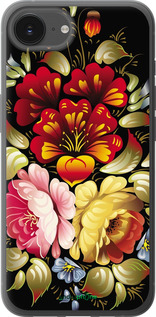 Силіконовий чехол Хохлома 6 для Apple iPhone SE 4 - 829u-3652 изображение 