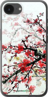 Силіконовий чехол Квітучий кущ для Apple iPhone SE 4 - 831u-3652 изображение 