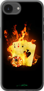 Силиконовый чехол Горящие карты для Apple iPhone SE 4 - 839u-3652 изображение 
