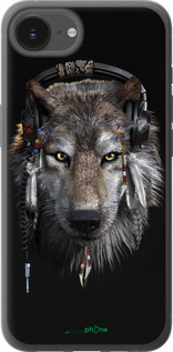 Силиконовый чехол Волк-меломан для Apple iPhone SE 4 - 875u-3652 изображение 