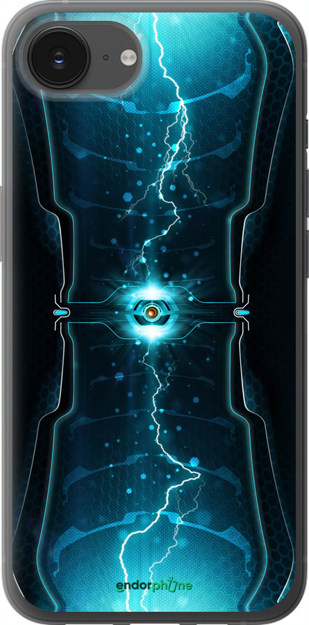 Силіконовий чехол Блискавки в циліндрі для Apple iPhone SE 4 - 120u-3652 изображение 