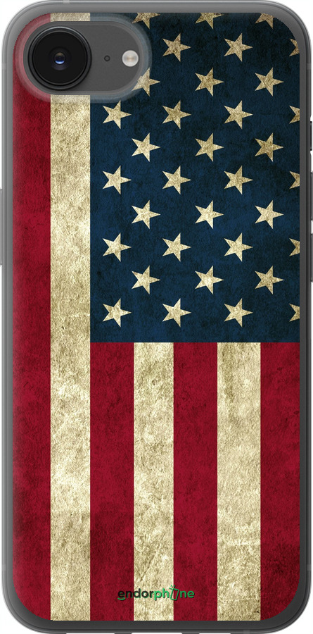 Силиконовый чехол Флаг США для Apple iPhone SE 4 - 395u-3652 изображение 