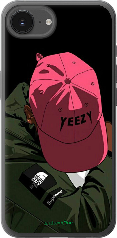 Силиконовый чехол logo de yeezy для Apple iPhone SE 4 - 3995u-3652 изображение 