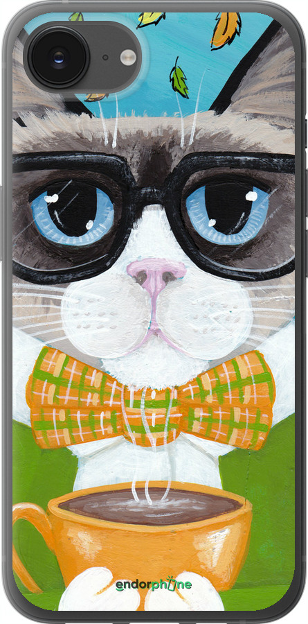 Силіконовий чехол Cat&Coffee для Apple iPhone SE 4 - 4053u-3652 изображение 