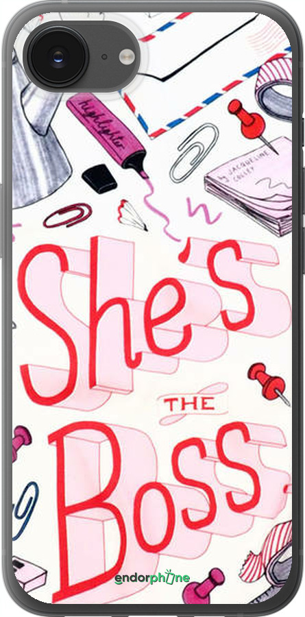 Силиконовый чехол she's the  boss для Apple iPhone SE 4 - 4254u-3652 изображение 