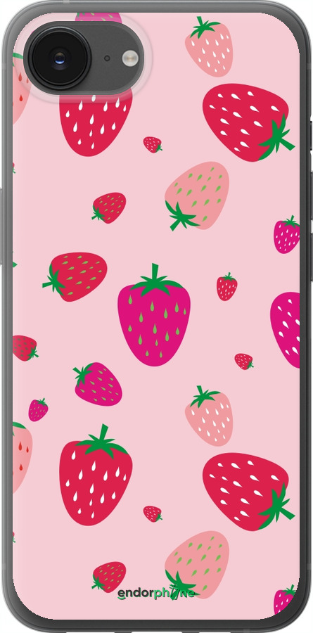 Силіконовий чехол Полунички для Apple iPhone SE 4 - 4332u-3652 изображение 