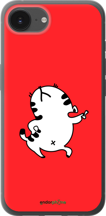 Силиконовый чехол Котик для Apple iPhone 16e - 4577u-3971 изображение 