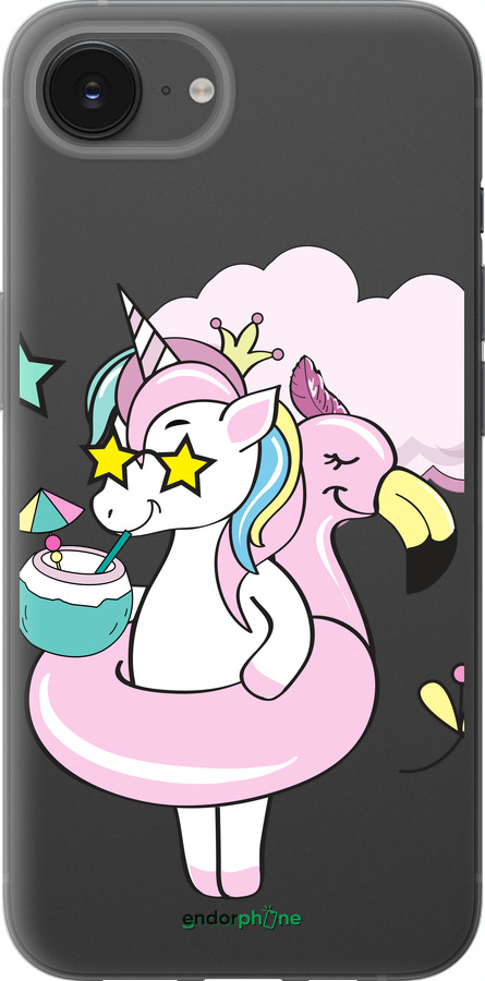 Силіконовий чехол Crown Unicorn для Apple iPhone SE 4 - 4660u-3652 изображение 