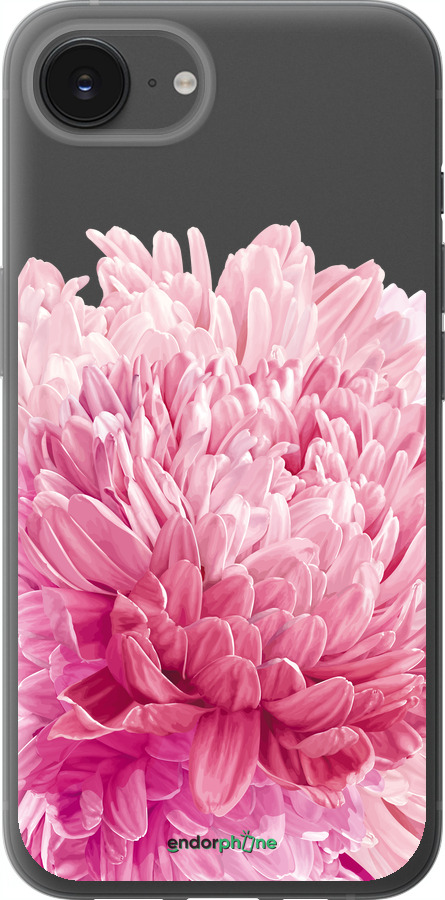 Силиконовый чехол Хризантема для Apple iPhone SE 4 - 4666u-3652 изображение 