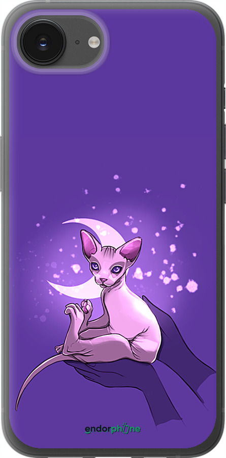Силиконовый чехол Кот2 для Apple iPhone 16e - 4676u-3971 изображение 