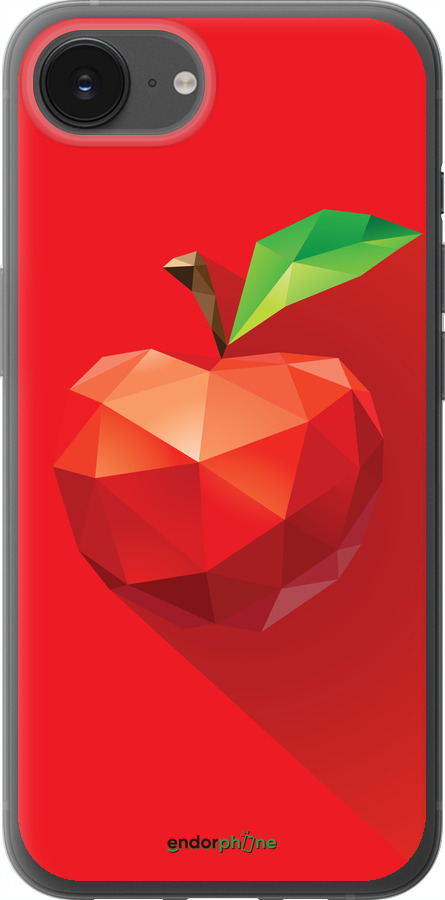 Силіконовий чехол Яблуко для Apple iPhone 16e - 4696u-3971 изображение 
