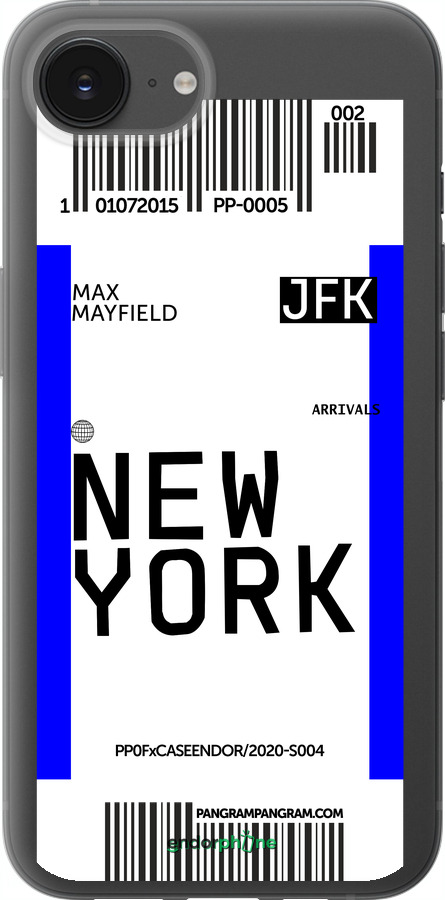 Силиконовый чехол New York для Apple iPhone SE 4 - 4861u-3652 изображение 