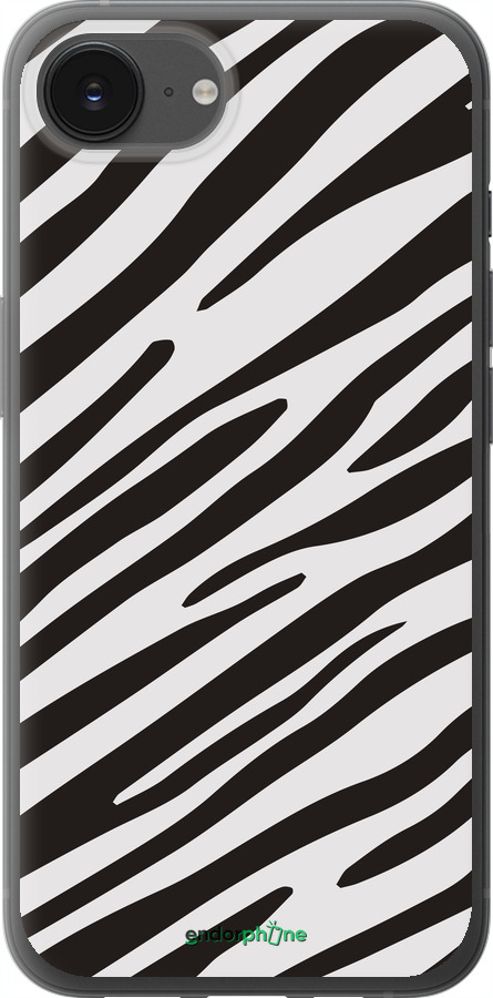 Силіконовий чехол Класична зебра для Apple iPhone SE 4 - 4874u-3652 изображение 