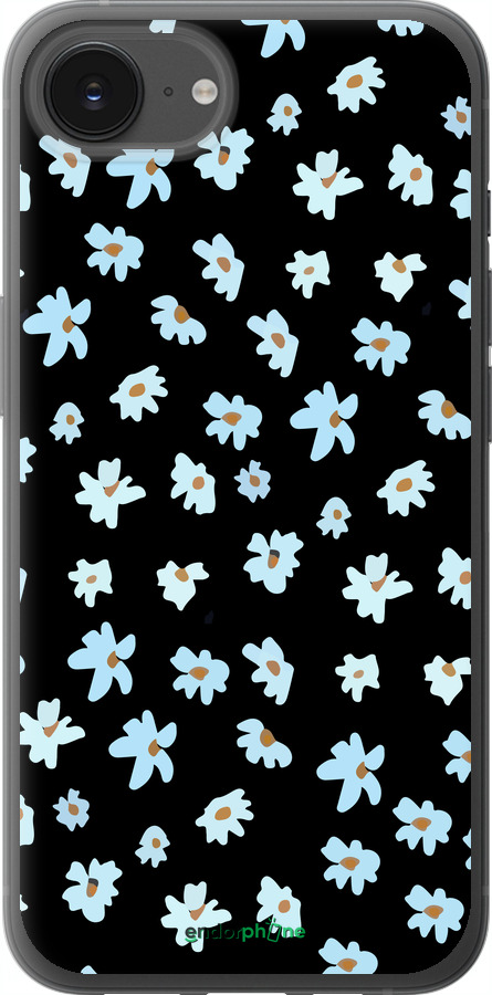 Силиконовый чехол Цветочный для Apple iPhone SE 4 - 4900u-3652 изображение 