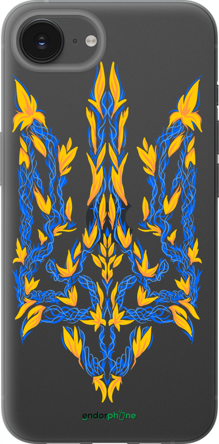 Силіконовий чехол Герб України v3  для Apple iPhone SE 4 - 5313u-3652 изображение 