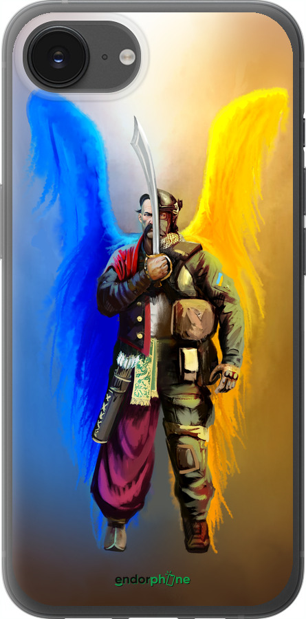 Силиконовый чехол Воин-Ангел для Apple iPhone 16e - 5317u-3971 изображение 