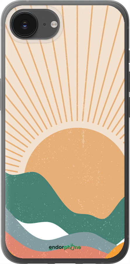 Силиконовый чехол Горы и солнце v2 для Apple iPhone SE 4 - 5488u-3652 изображение 