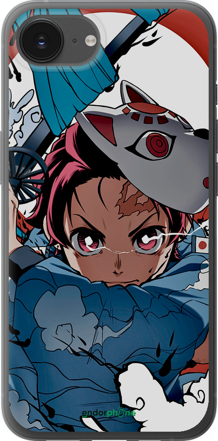Силиконовый чехол Танджиро Камадо для Apple iPhone SE 4 - 5574u-3652 изображение 