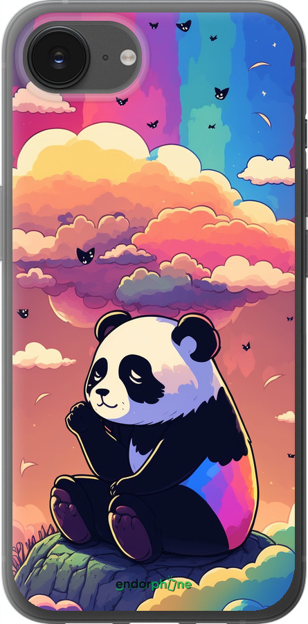 Силіконовий чехол Панда в хмарах для Apple iPhone 16e - 5585u-3971 изображение 