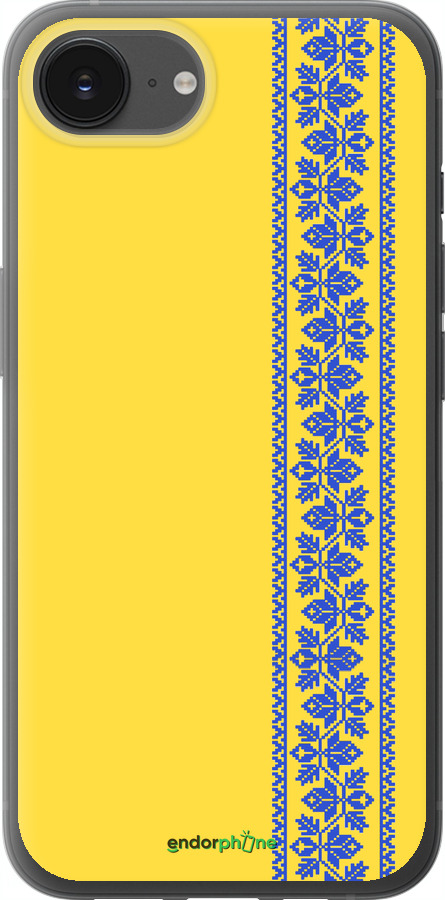 Силиконовый чехол Вышиванка 4 для Apple iPhone 16e - 569u-3971 изображение 