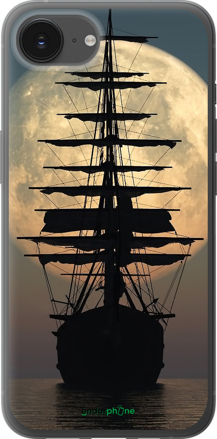 Силиконовый чехол Корабль для Apple iPhone SE 4 - 5998u-3652 изображение 