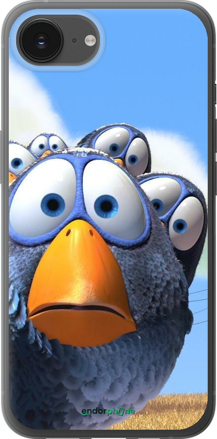 Силиконовый чехол Angry Birds для Apple iPhone 16e - 6008u-3971 изображение 