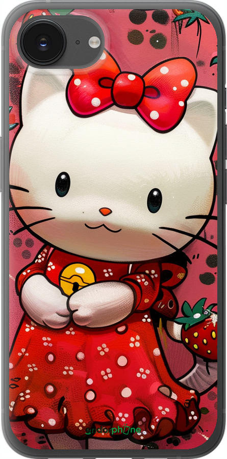 Силиконовый чехол hello kitty1 для Apple iPhone SE 4 - 6036u-3652 изображение 