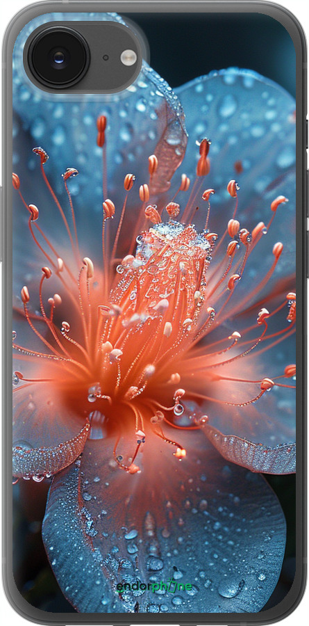 Силиконовый чехол Роса на цветке для Apple iPhone SE 4 - 6039u-3652 изображение 