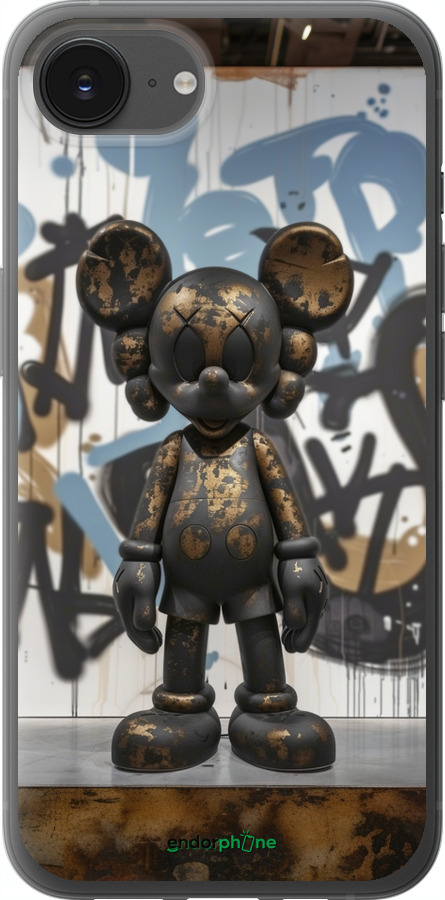 Силиконовый чехол Bronze kaws v2 для Apple iPhone SE 4 - 6098u-3652 изображение 