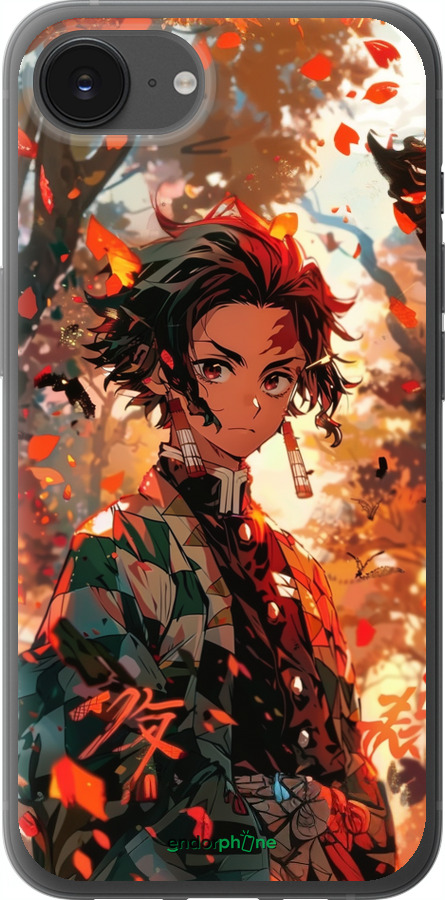 Силиконовый чехол Tanjiro для Apple iPhone 16e - 6130u-3971 изображение 