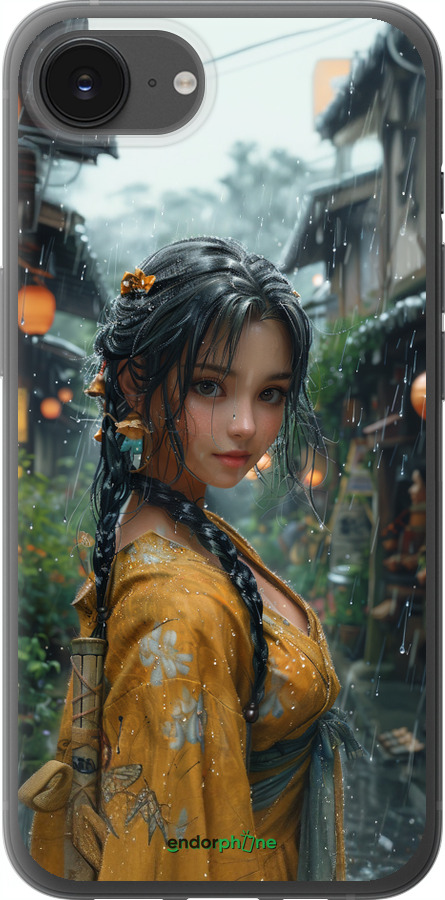Силиконовый чехол Anime-girl для Apple iPhone 16e - 6133u-3971 изображение 